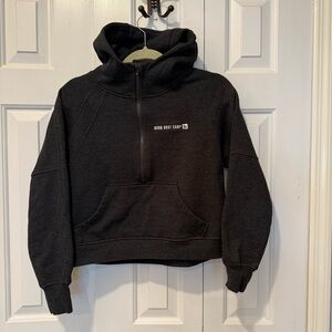 BURN BOOT CAMP - Cropped Hoodie - EUC